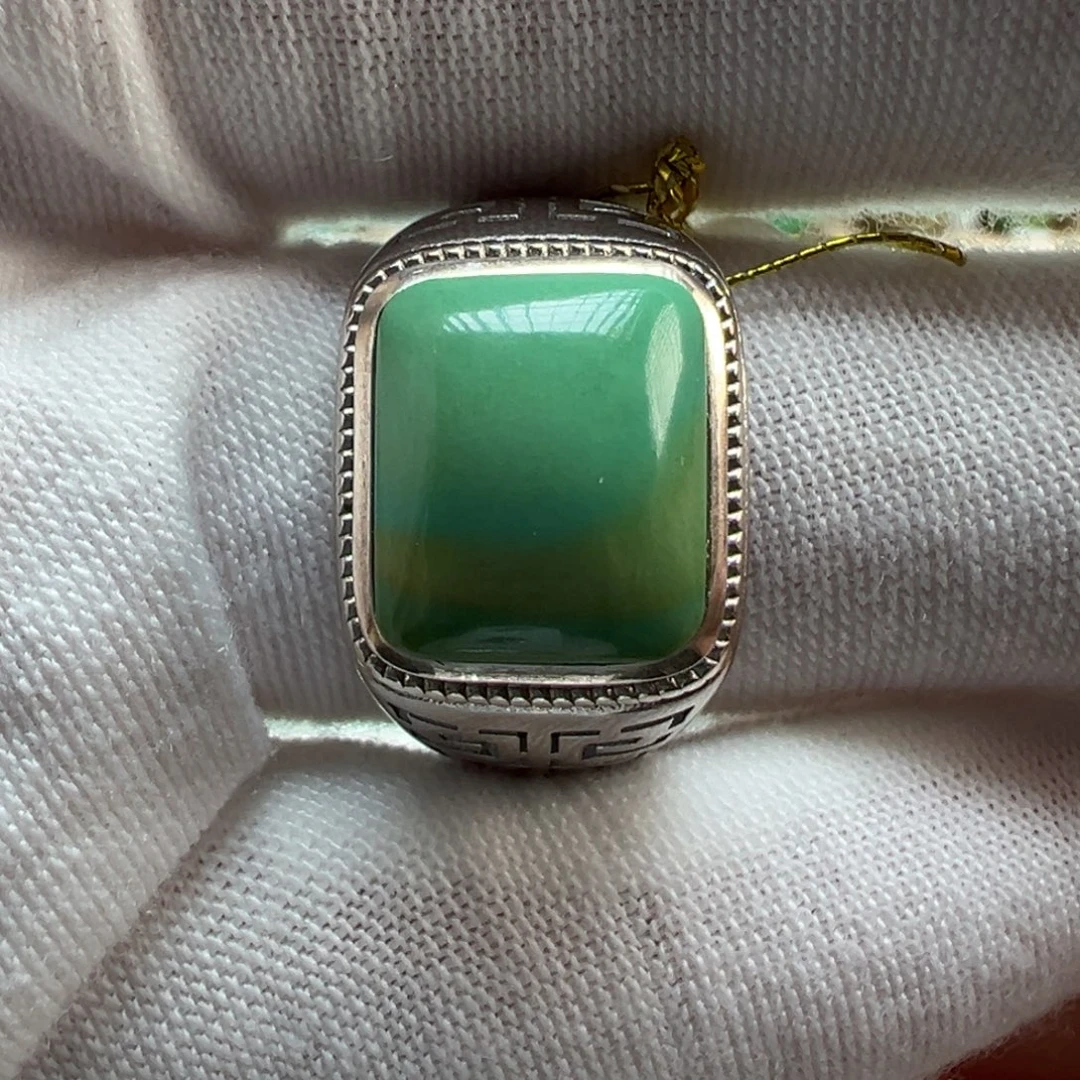 绿松石银S925镶嵌配饰