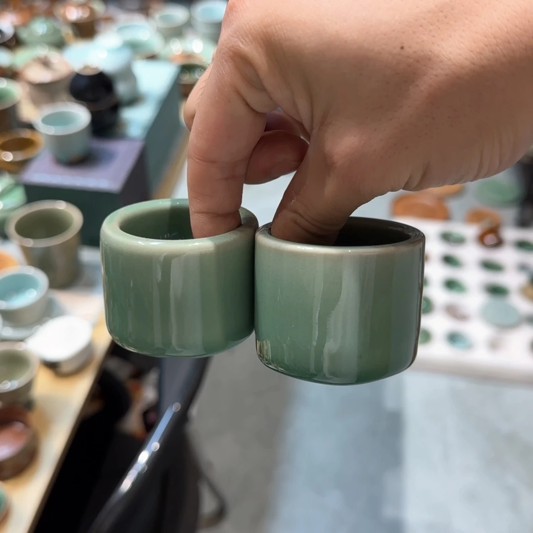 小金茶具青瓷茶器