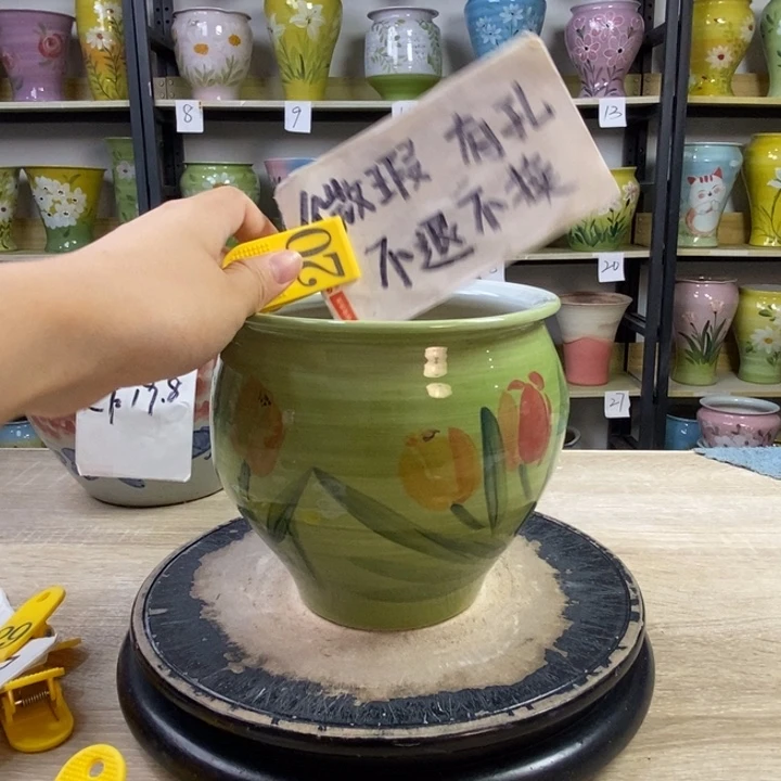 景德镇高温陶瓷花盆