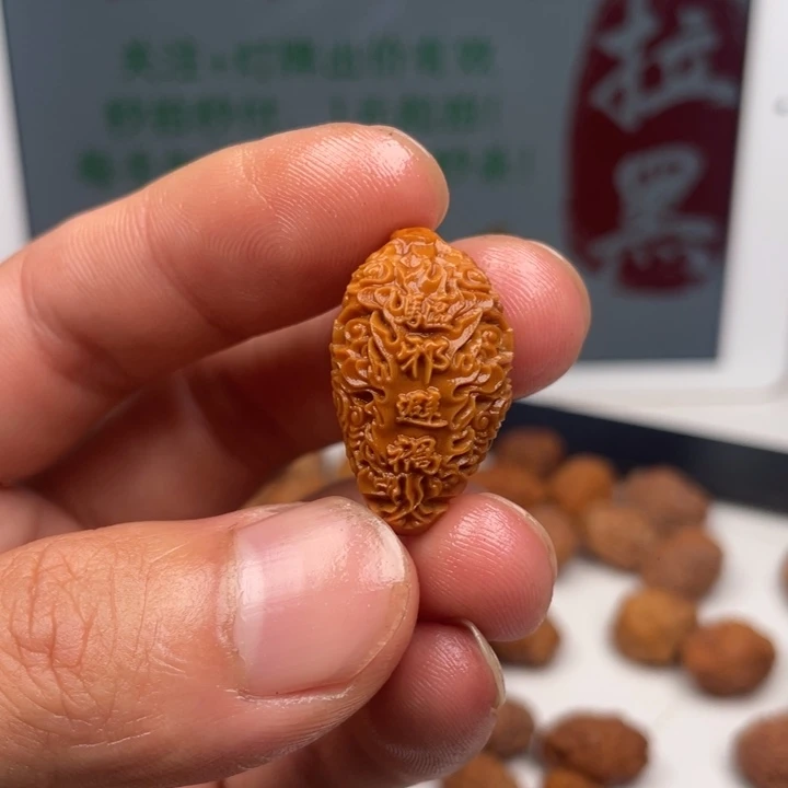 吊坠橄榄核橄榄核雕刻单籽。