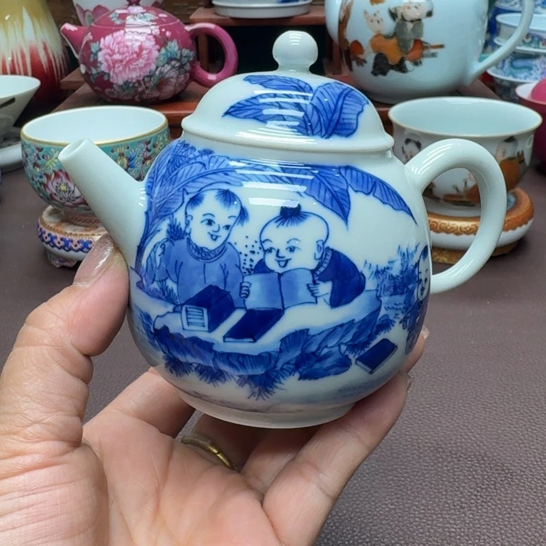 瓷片景德镇仿古手工制作精品展示