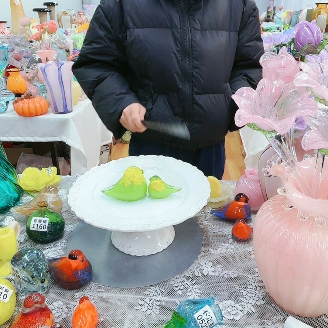 福利不退不换琉璃花瓶艺术品