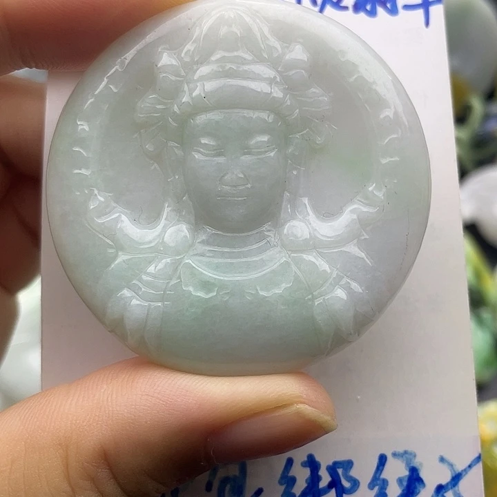 翡翠未镶嵌颈饰天然翡翠
