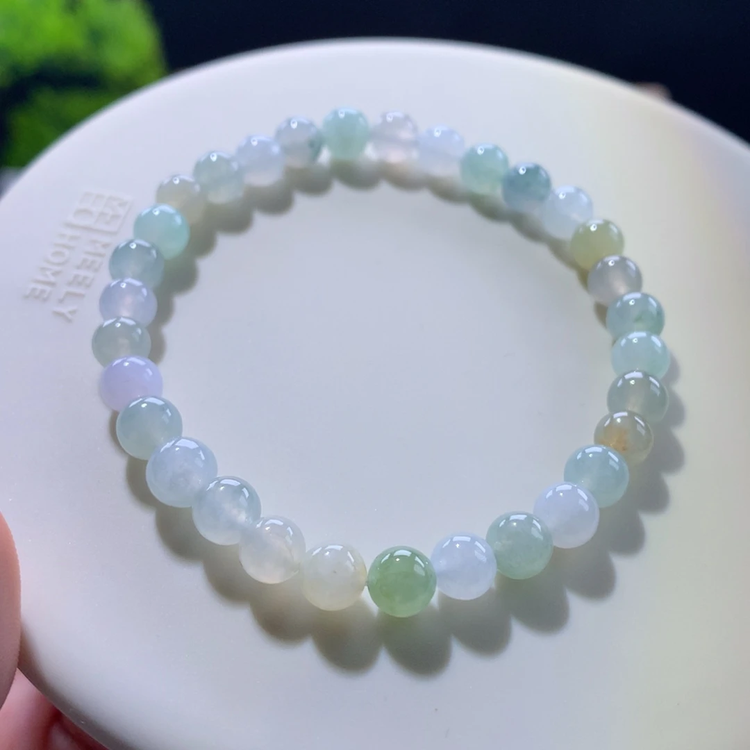 翡翠未镶嵌手链卡6