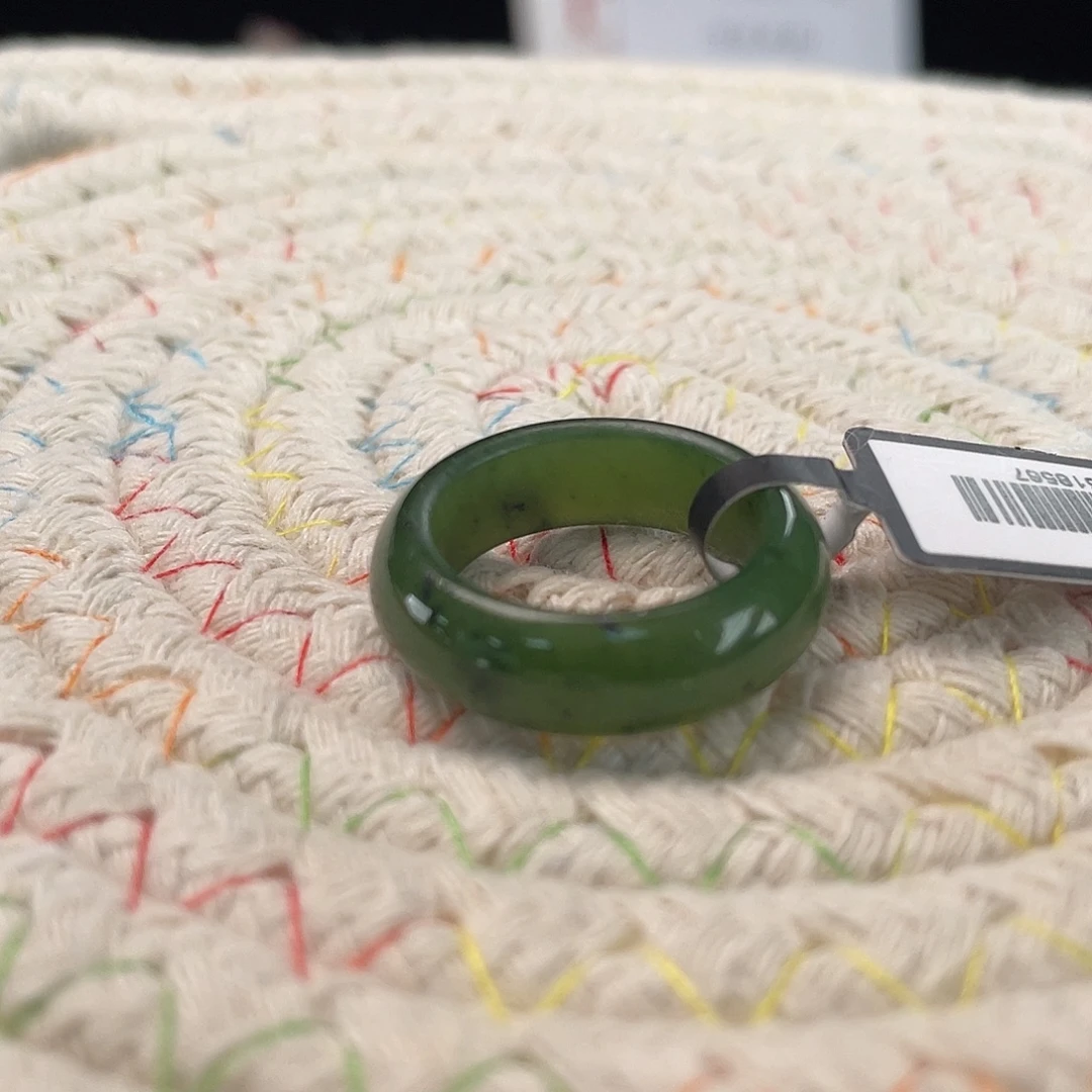 和田玉未镶嵌戒指g35乌兰海细轮胎17.3不退换