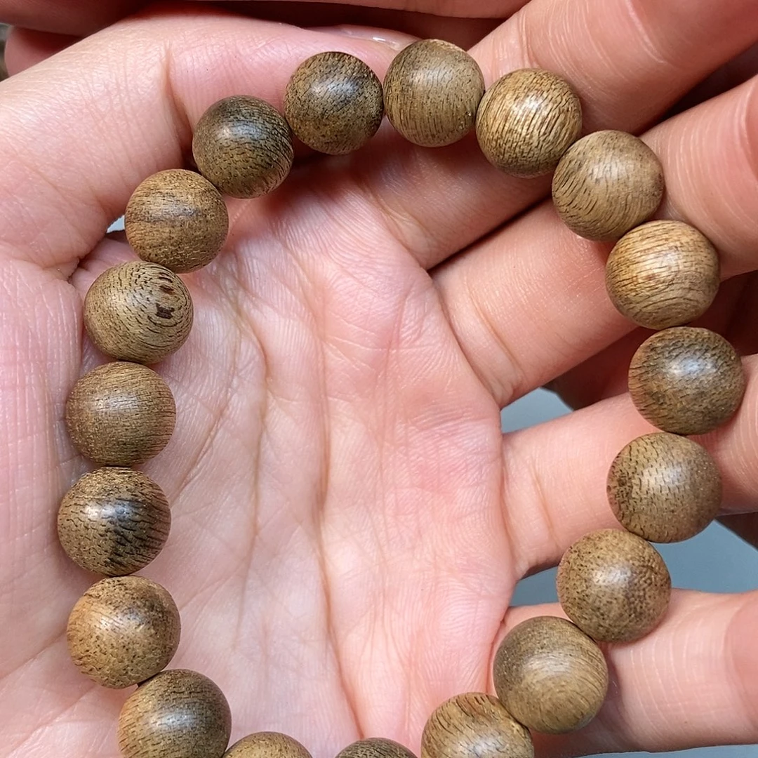 沉香手串天然野文莱1.05，7克，03