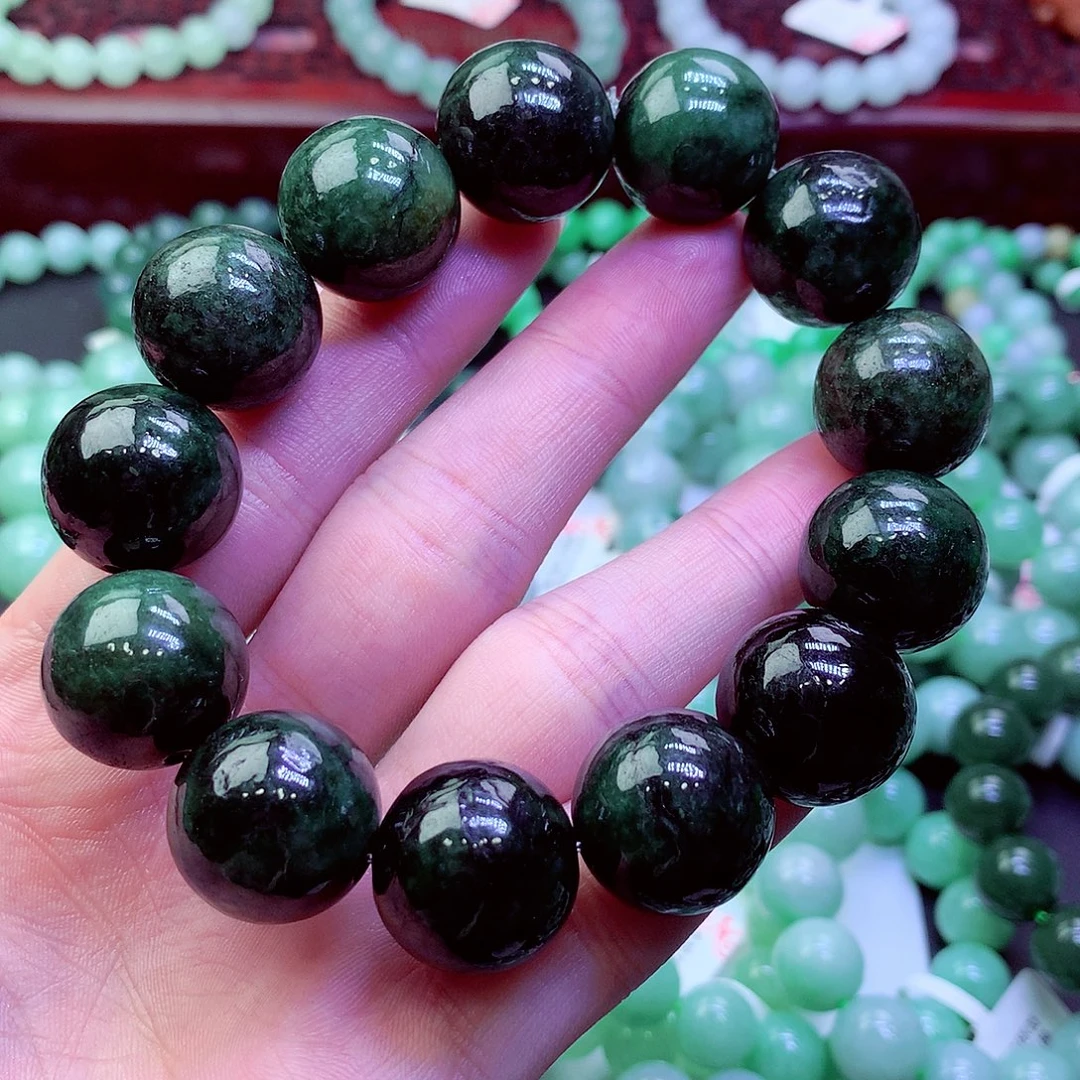 翡翠未镶嵌毛衣链