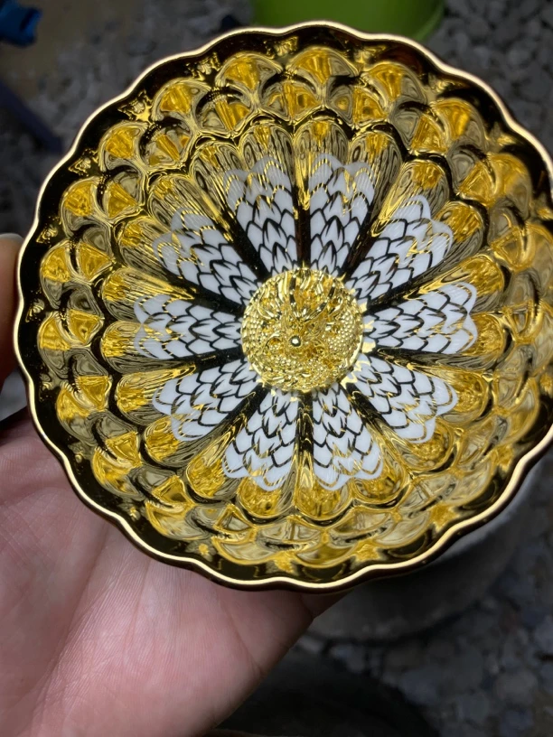 高端瓷器 金玉满堂龙杯 主人杯