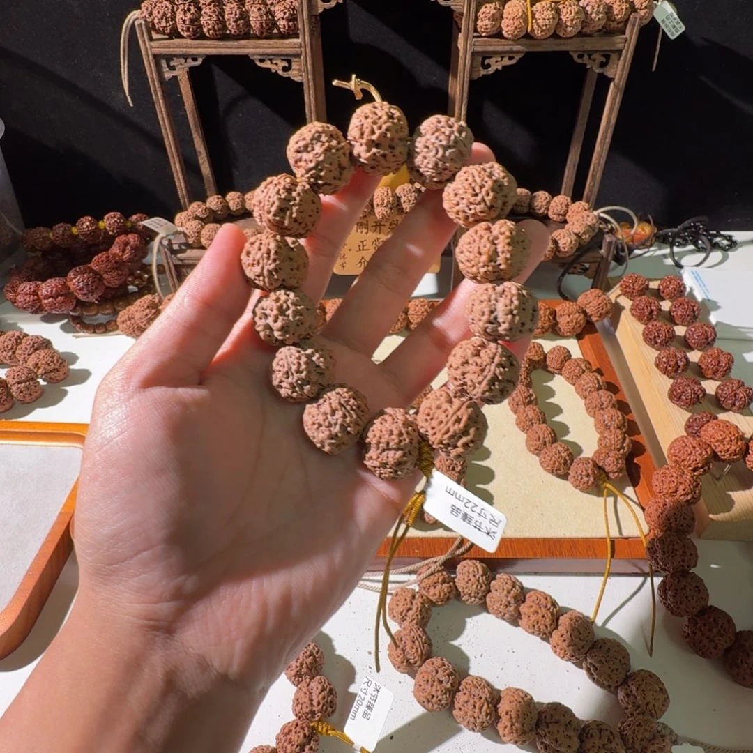 金刚菩提手串22尺寸梅花超头