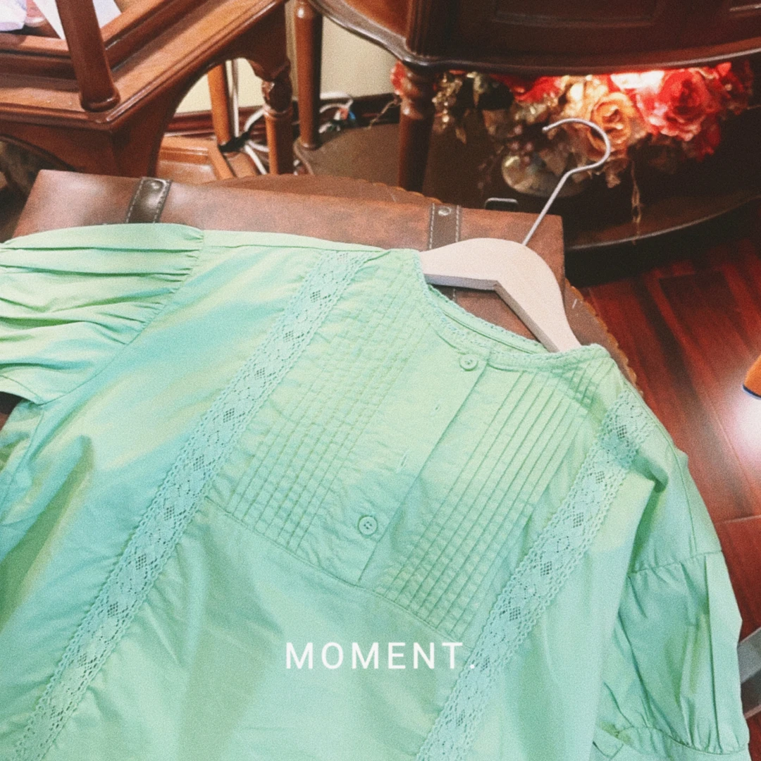 SW 2025新款夏款花边圆领小衫 03003