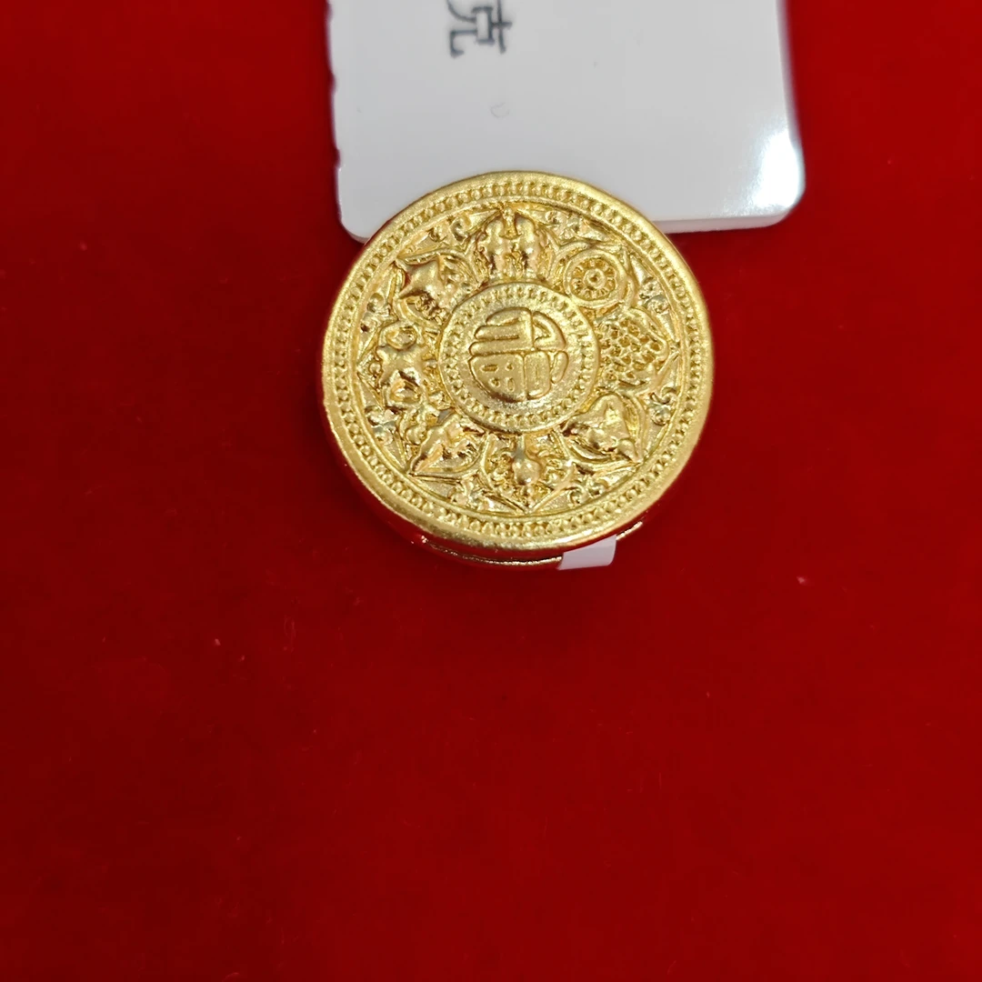 【莹莹专享】足金999饰品 罗盘吊坠 GP 0.46