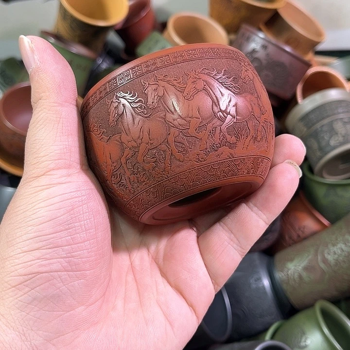 茶杯紫砂全手工紫砂主人杯