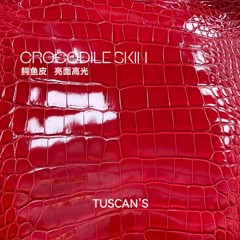 TUSCAN'S【kl22鳄鱼皮】经典款气质手提包双鱼女包