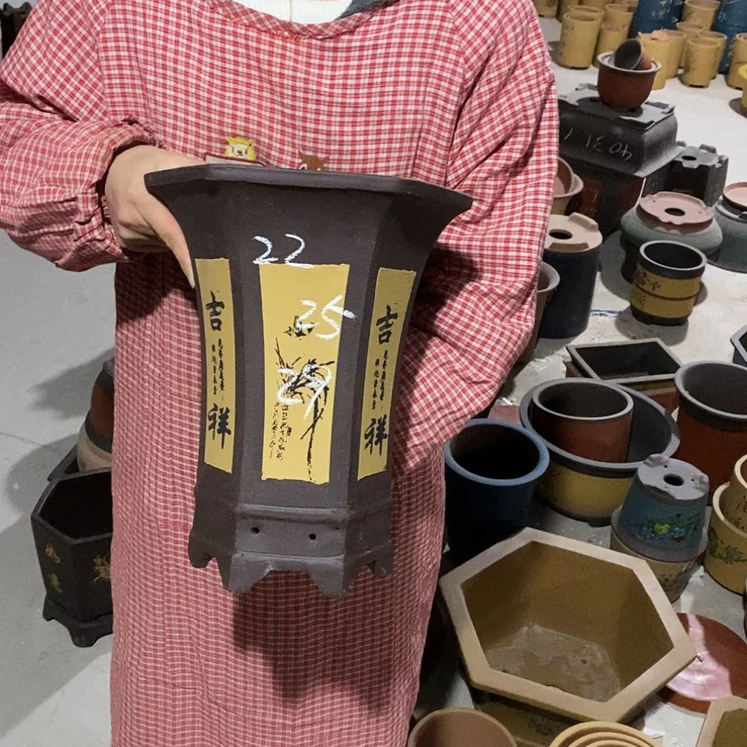 紫砂花盆紫砂花盆