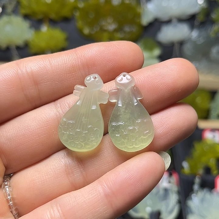 未镶嵌蛇纹石玉发饰