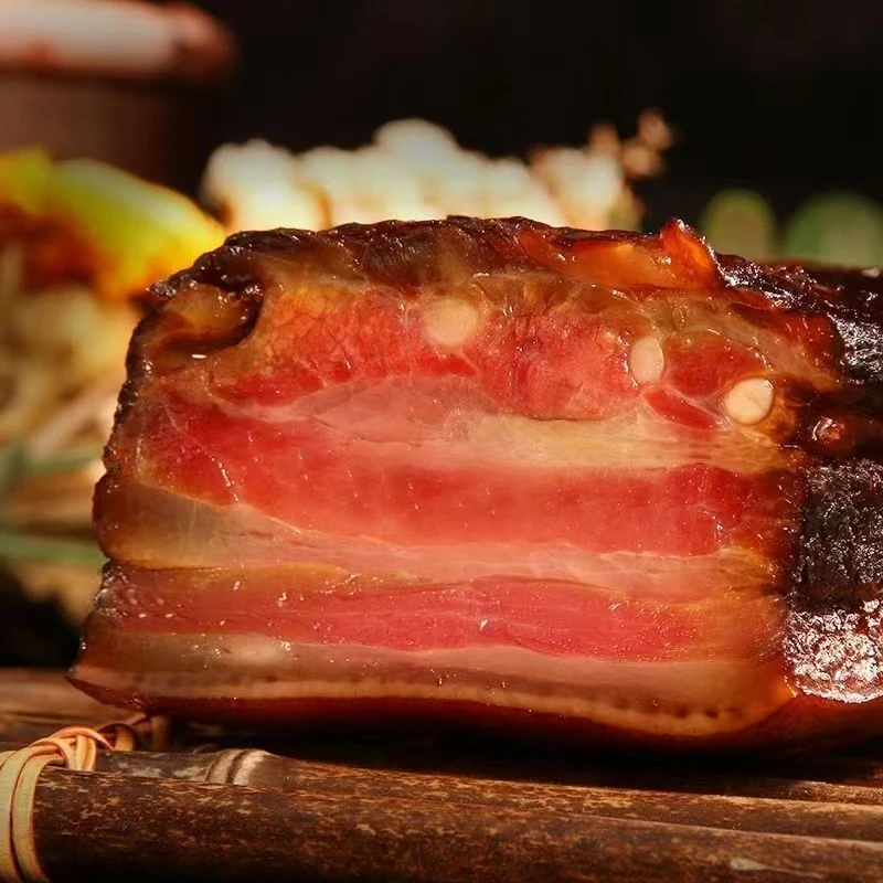 土特产2斤正宗柏树烟熏腊肉农家自制土猪肉腊肉烟熏腌五花腊肉