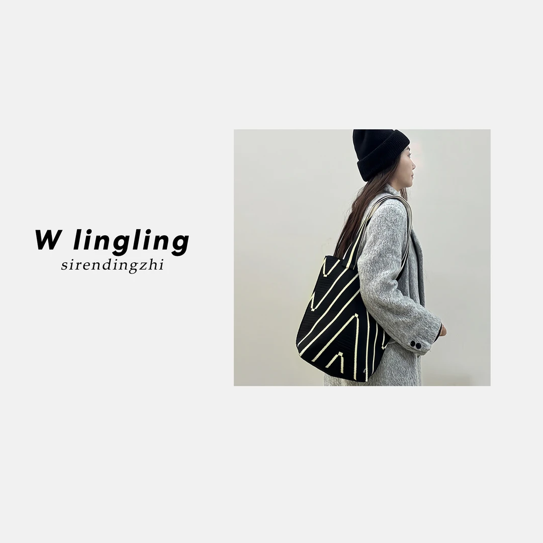 玲姐定制-外出大容量水桶包时尚小众轻便日常单肩包88209