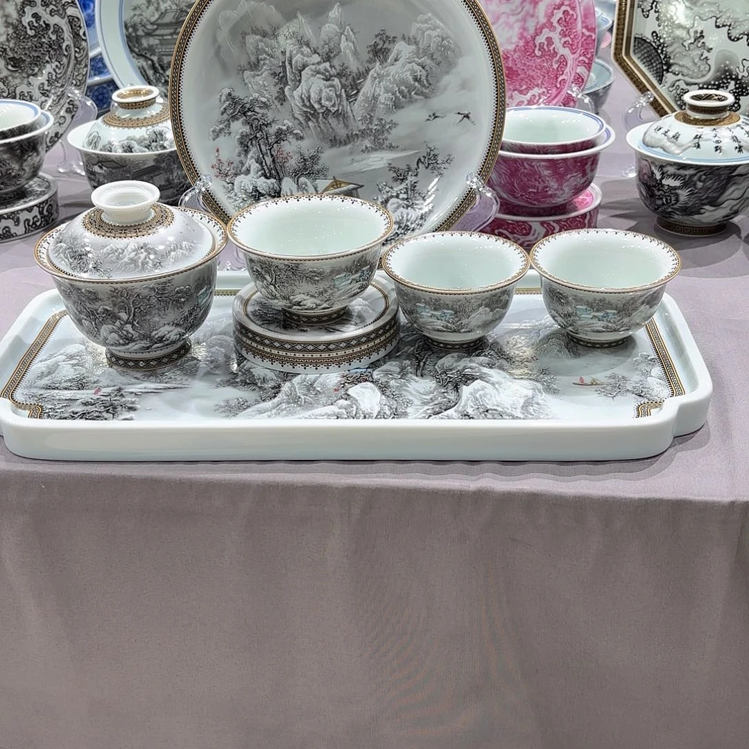 瓷片景德镇瓷器精品展示