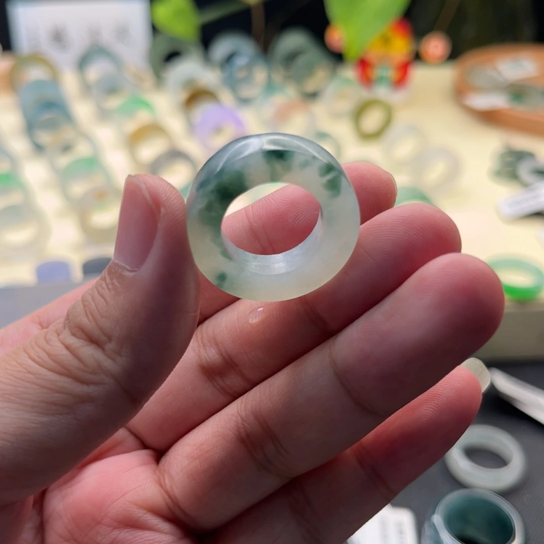 定制翡翠未镶嵌圈口11-20