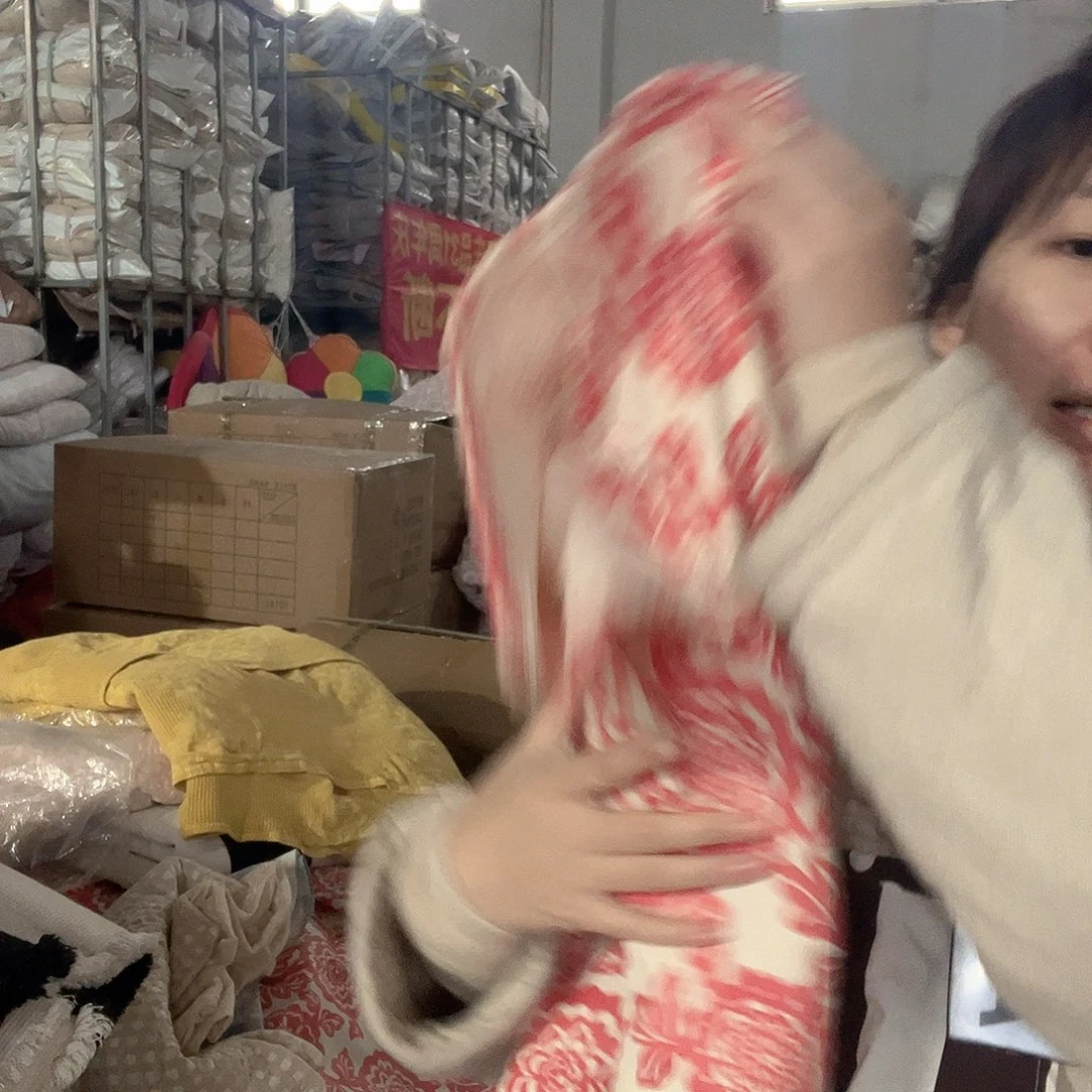 棉棉收纳袋一个30/50红色棉麻