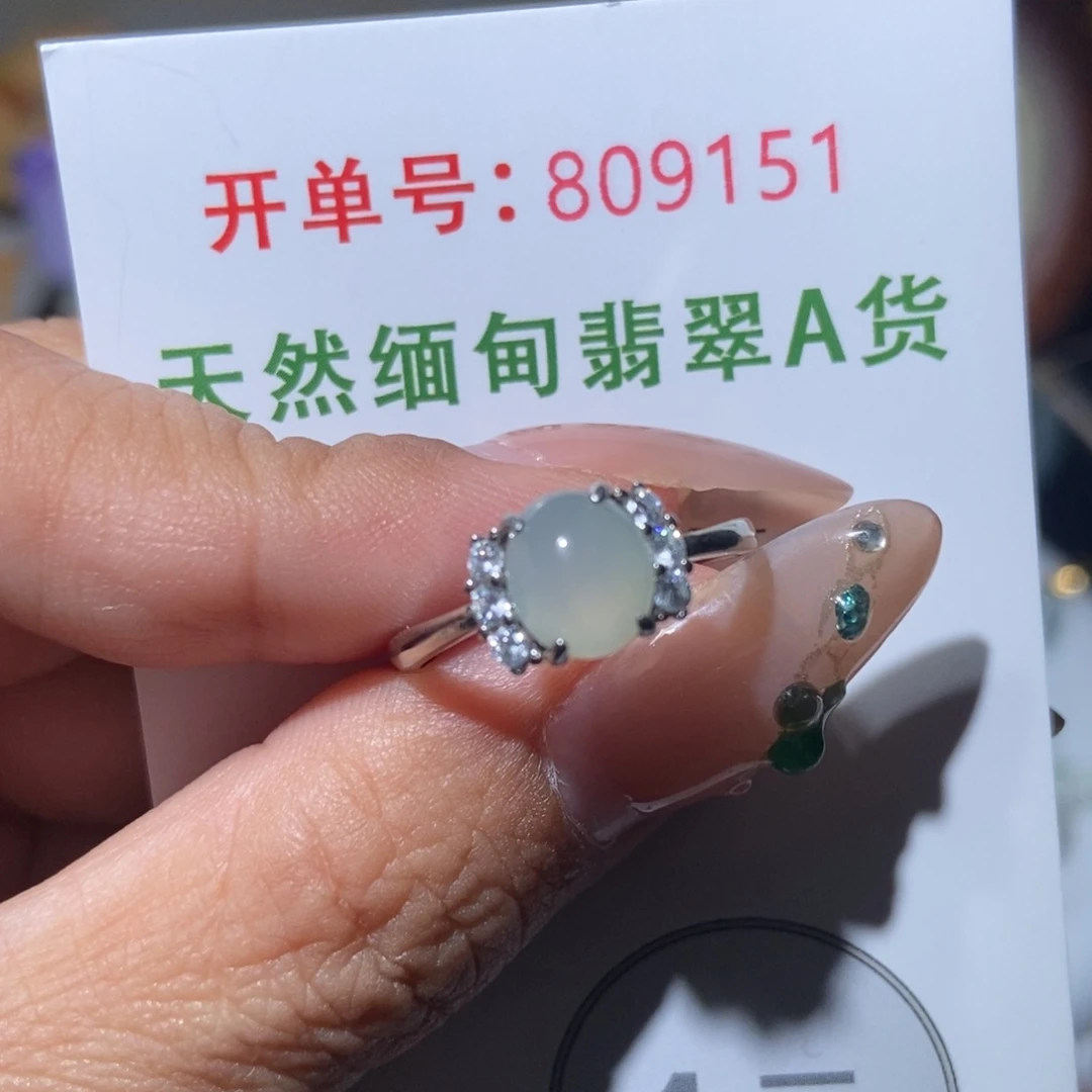 翡翠银S925镶嵌颈饰天然