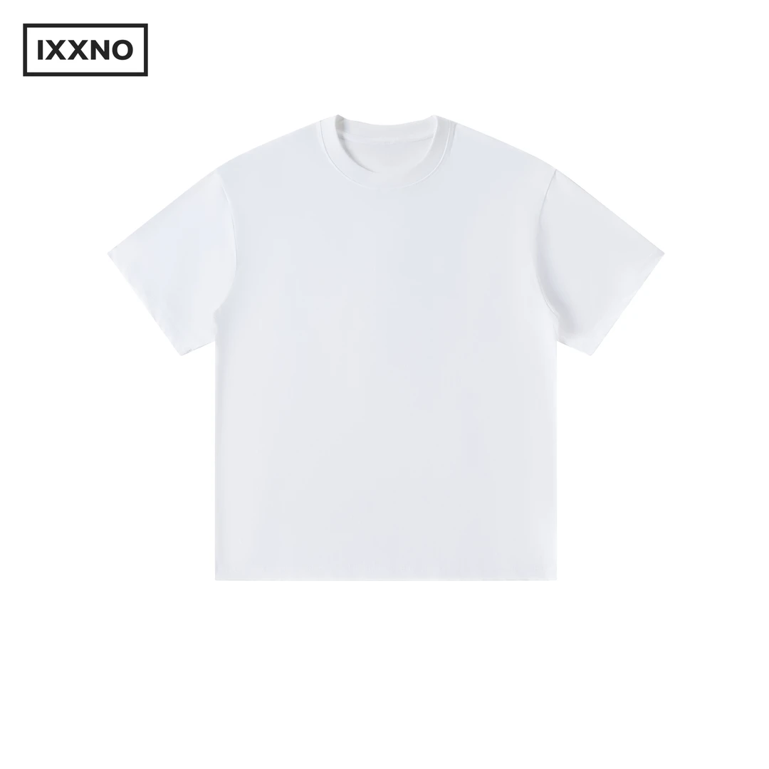 短袖宽松型圆领T恤上衣运动舒适户外透气情侣白色百搭简约打底