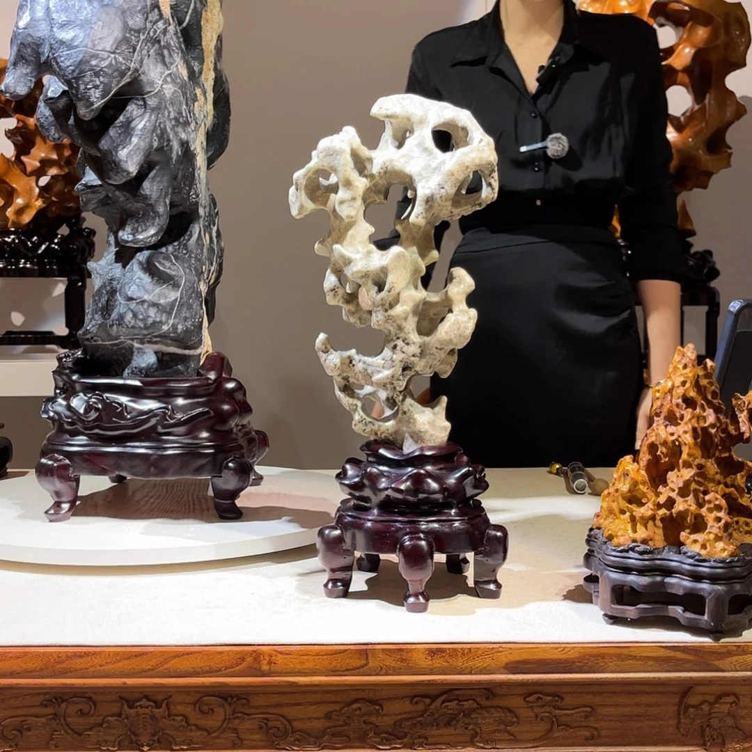 墨***山太湖石太湖石摆件