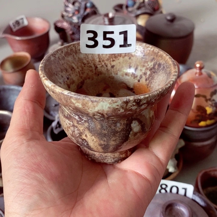 柴烧茶具陶瓷杯子