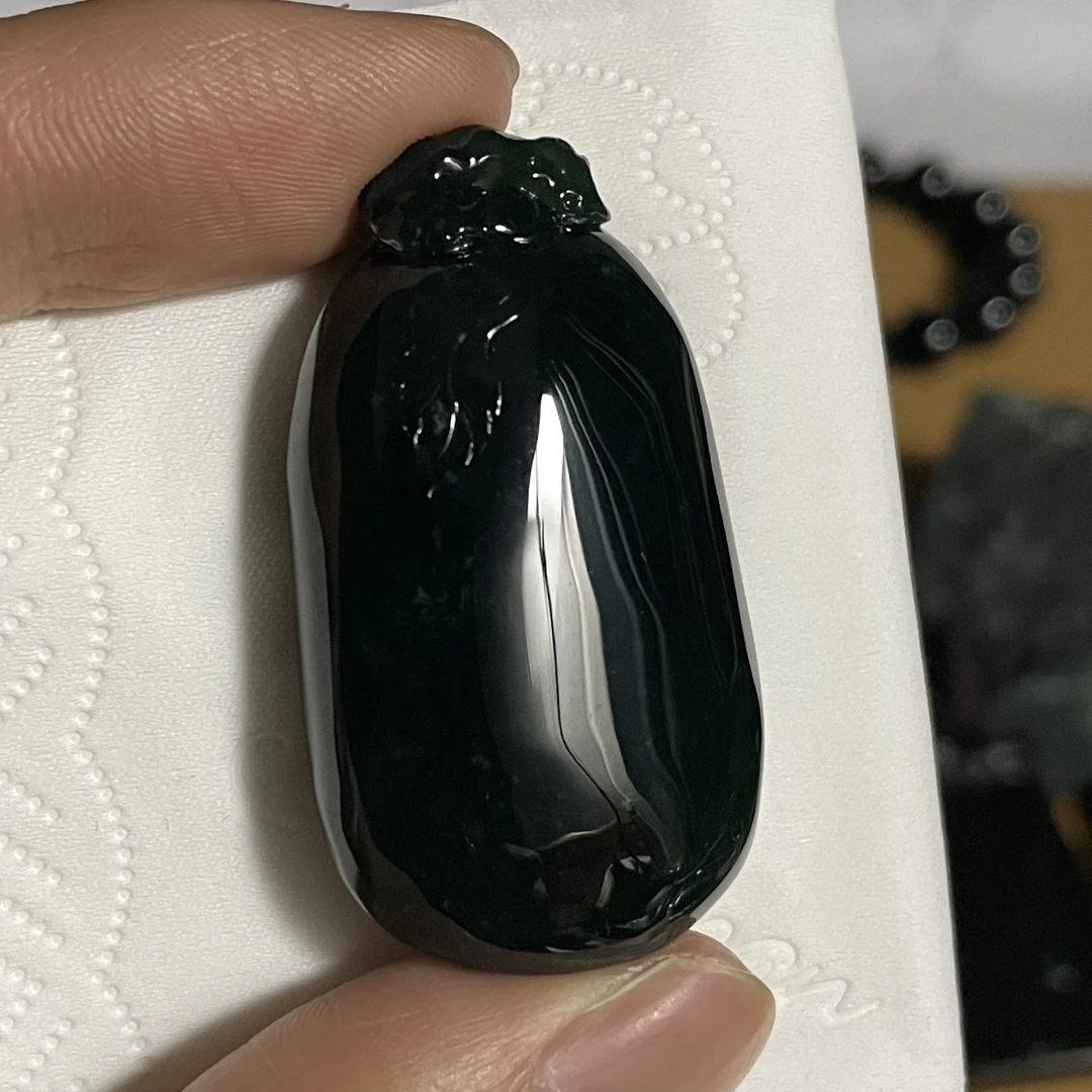 天然翡翠a货 福瓜h