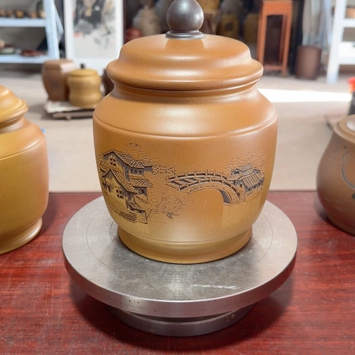 紫砂茶叶罐。。。。。。。。。