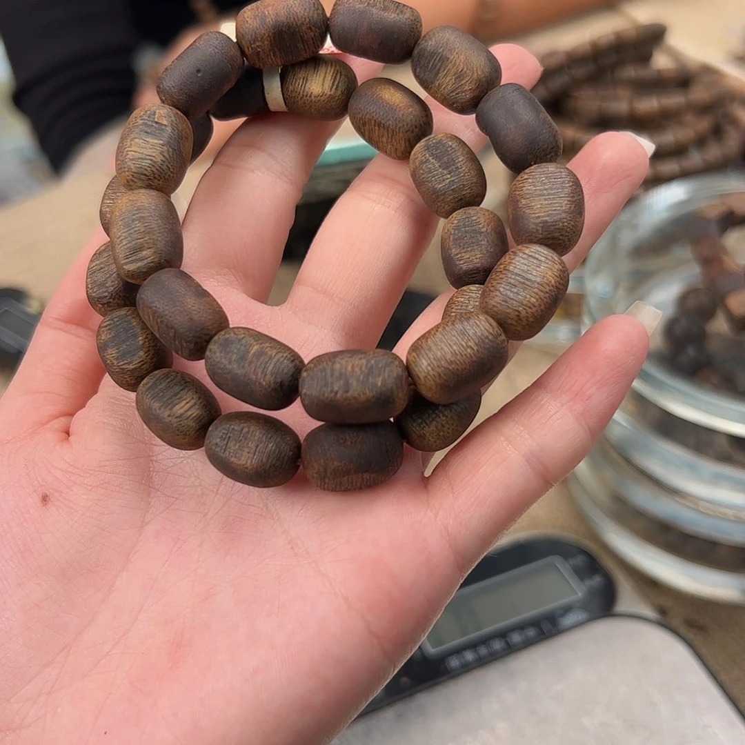 手串沉香奇楠沉香沉水留疤16g单多样性发一