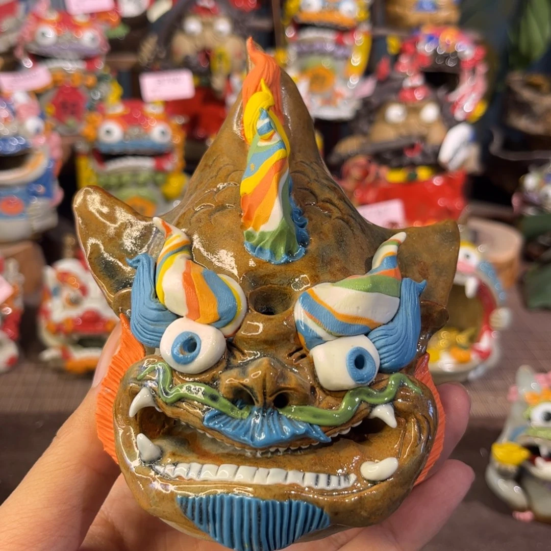 泥塑纯手工茶宠摆件