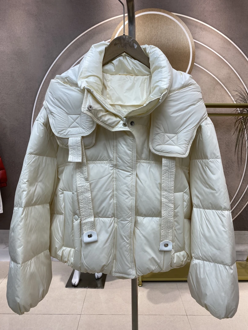 冬季90白鹅绒女装休闲百搭时尚外套短款加厚鹅绒服HN8025