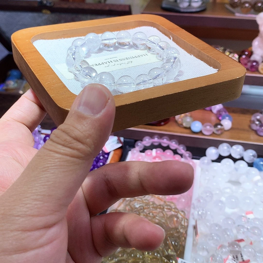水晶手串未镶嵌白水晶