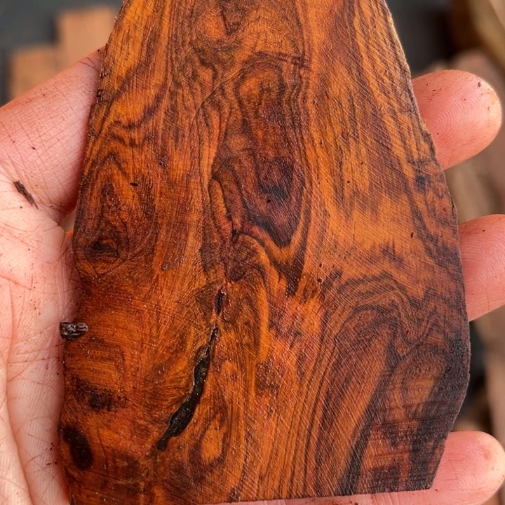 比***静黄花梨降香黄檀木料1块