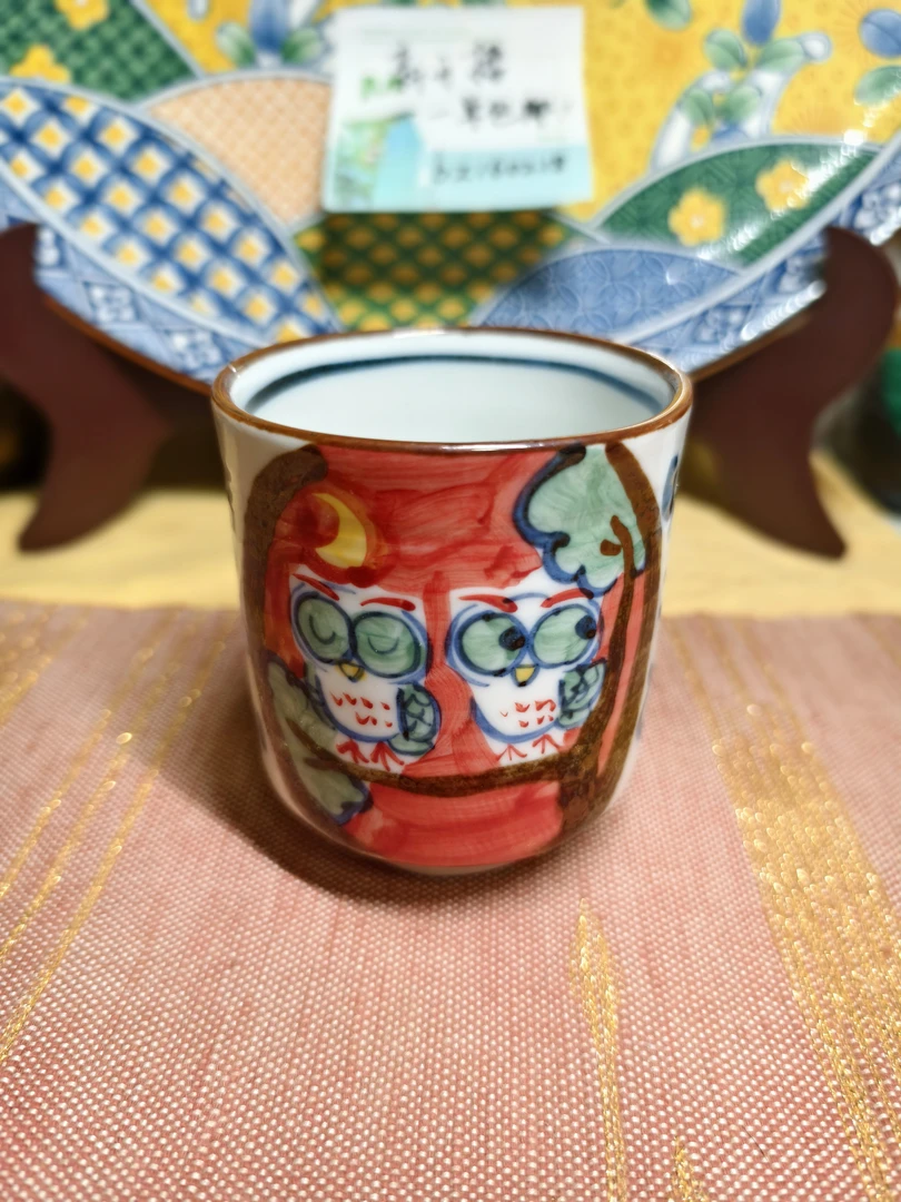 风月窑猫头鹰手作杯子