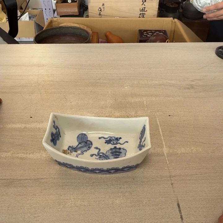 天***雪瓷片茶道具工艺品