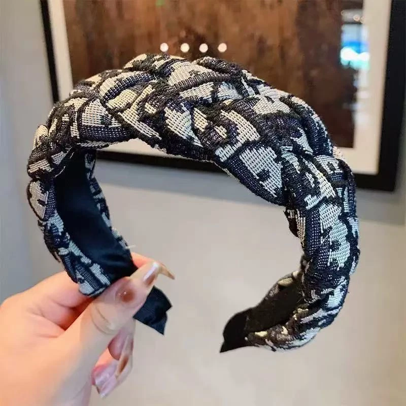 法式复古气质字母发箍 JJ