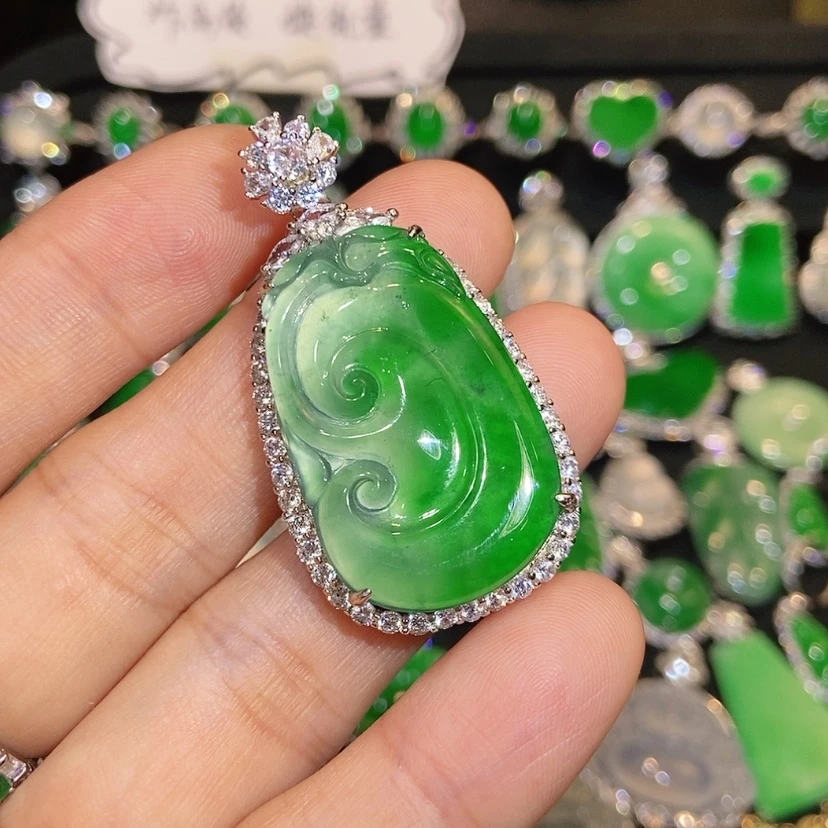 【闪购商品】翡翠未镶嵌颈饰天然翡翠