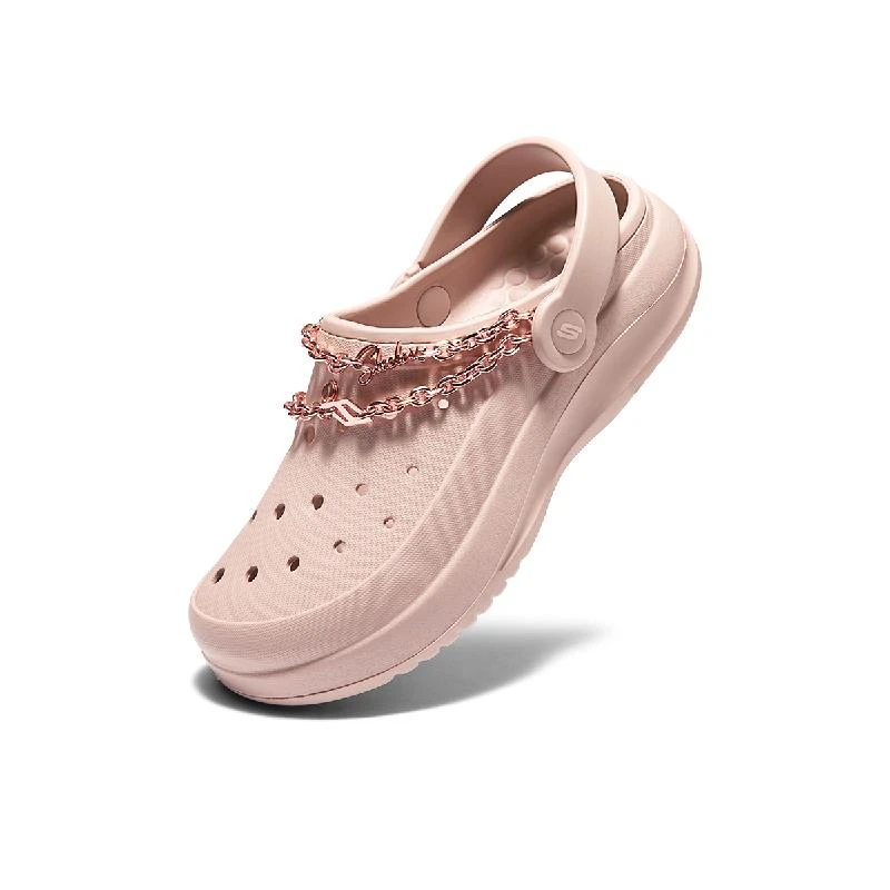 斯凯奇新款女凉鞋洞洞鞋沙滩鞋防滑轻便透气夏季拖鞋