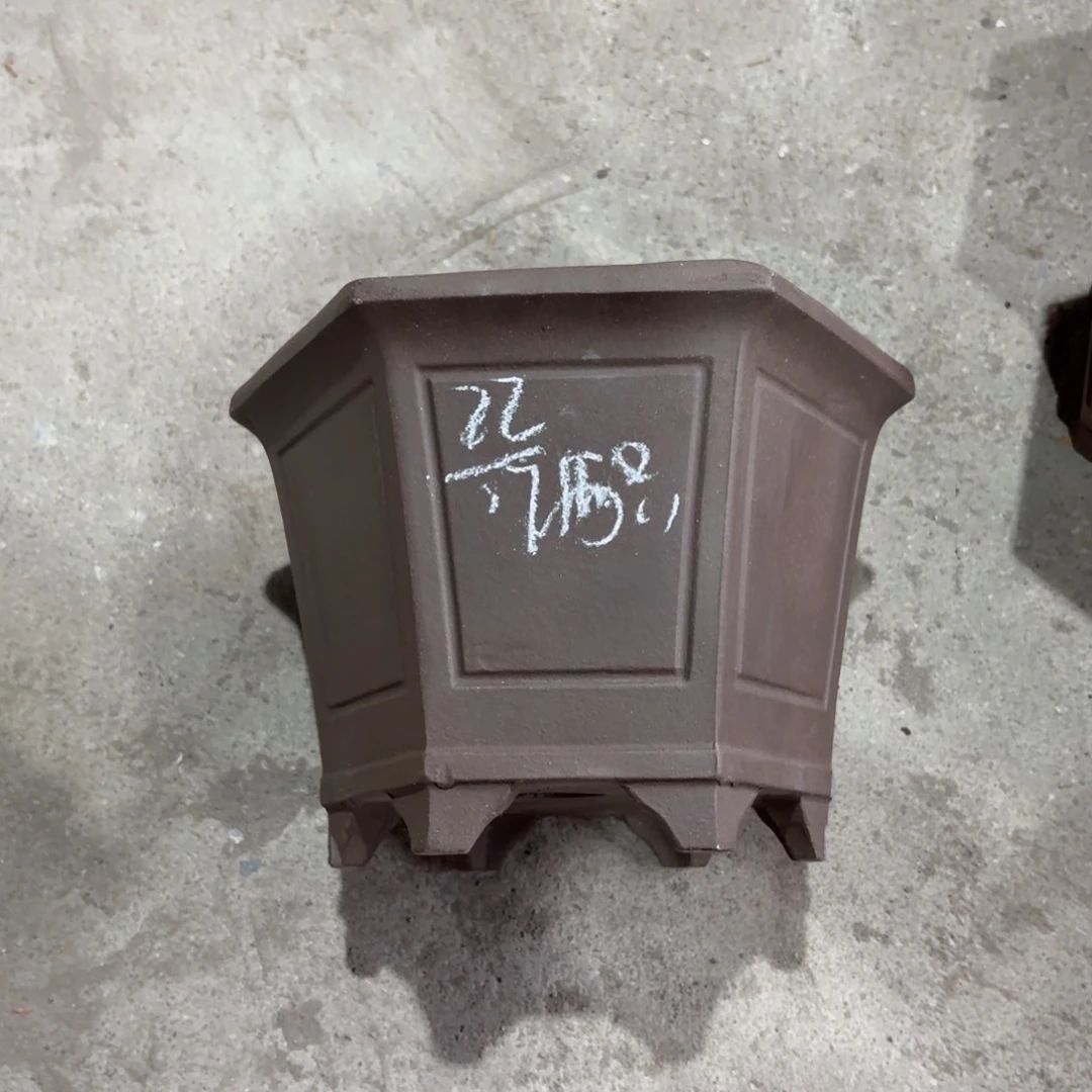 宜兴紫砂花盆，现货发