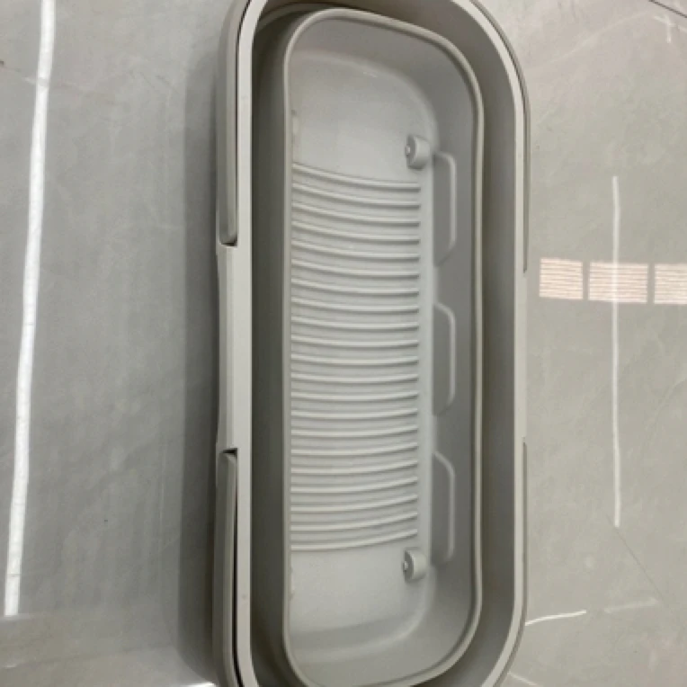 加大款可折叠拖把桶防摔防锈水桶澡盆特大号方形