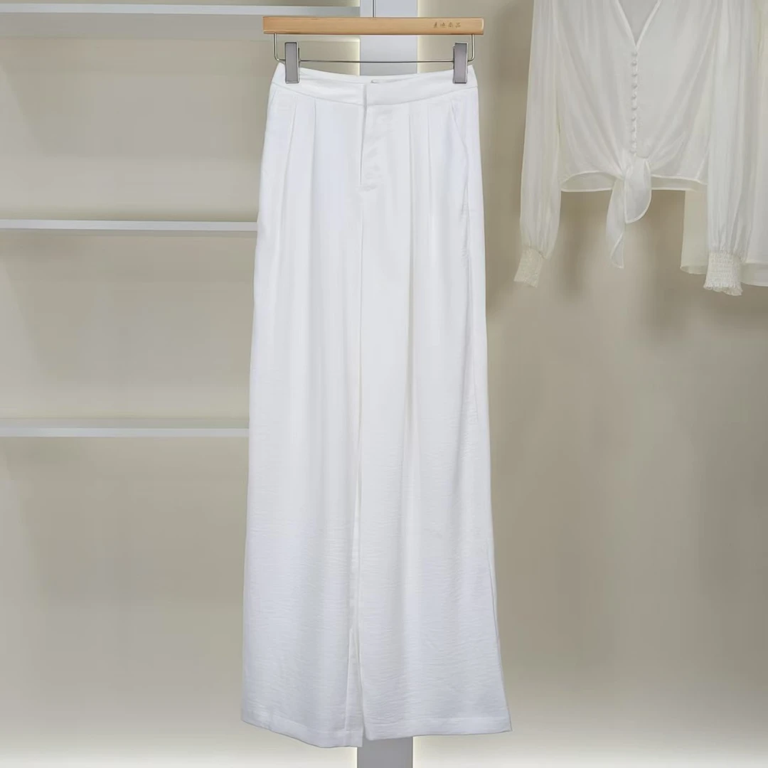 麦迪尚品【蒙M】5051697 轻薄阔腿裤春夏女装专柜撤柜