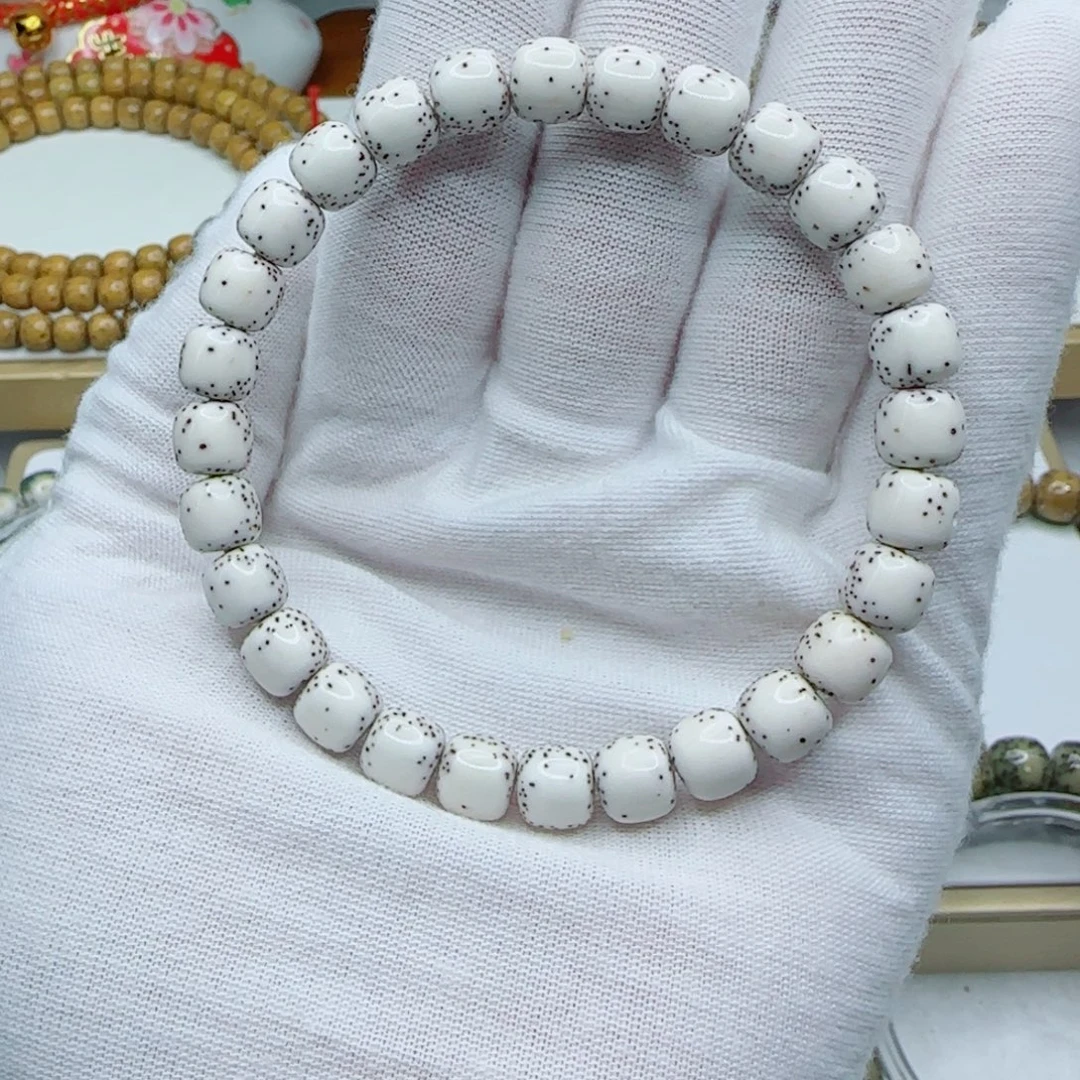 手串星月菩提原脂原生态8×7一朵果a2