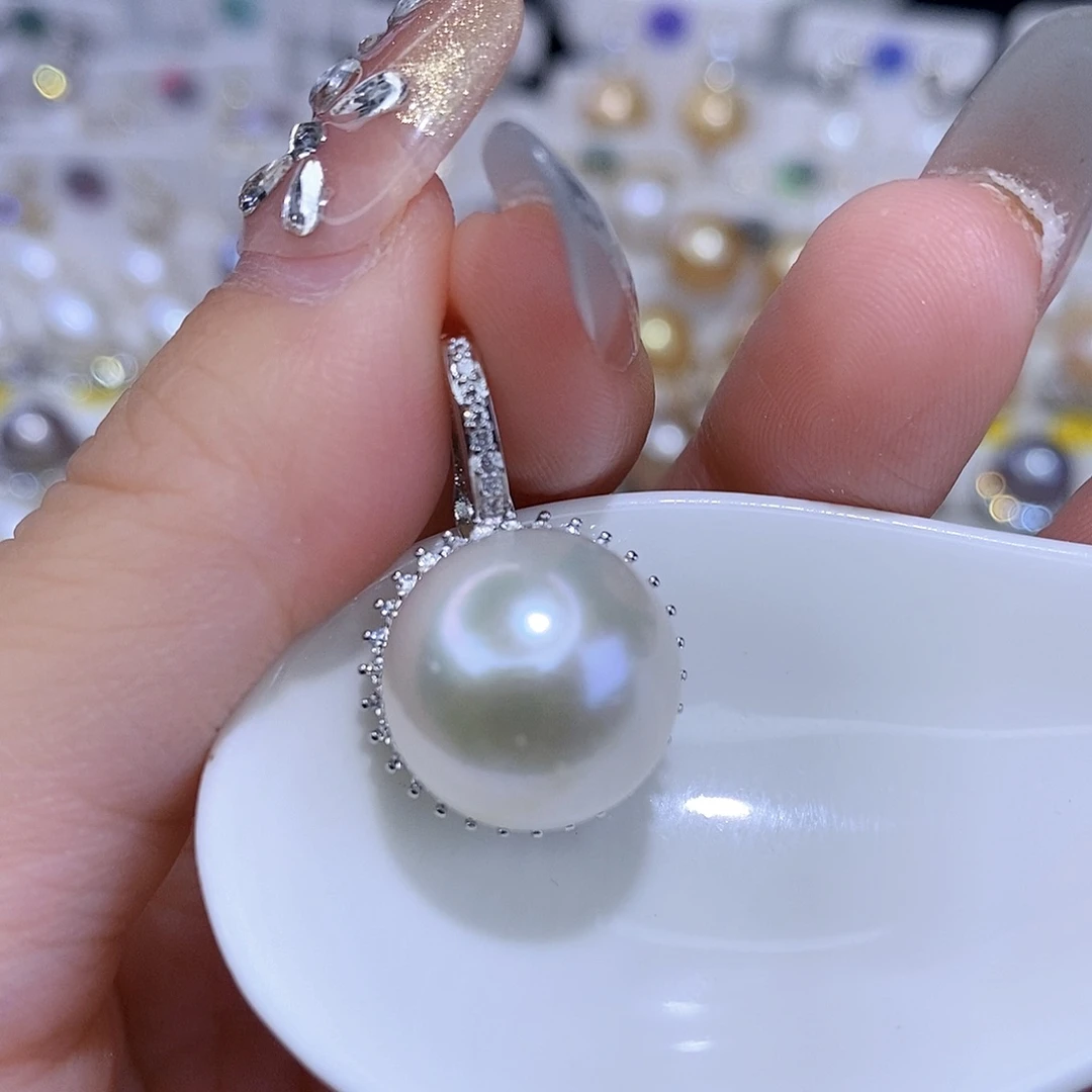 颈饰合金淡水珍珠