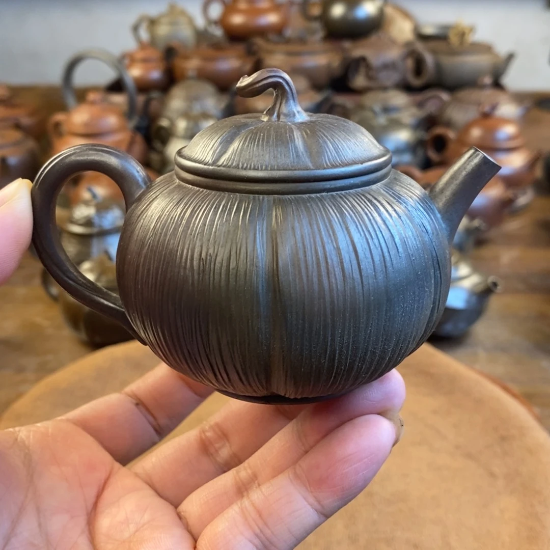 仿生壶150cc坭兴陶柴烧茶壶
