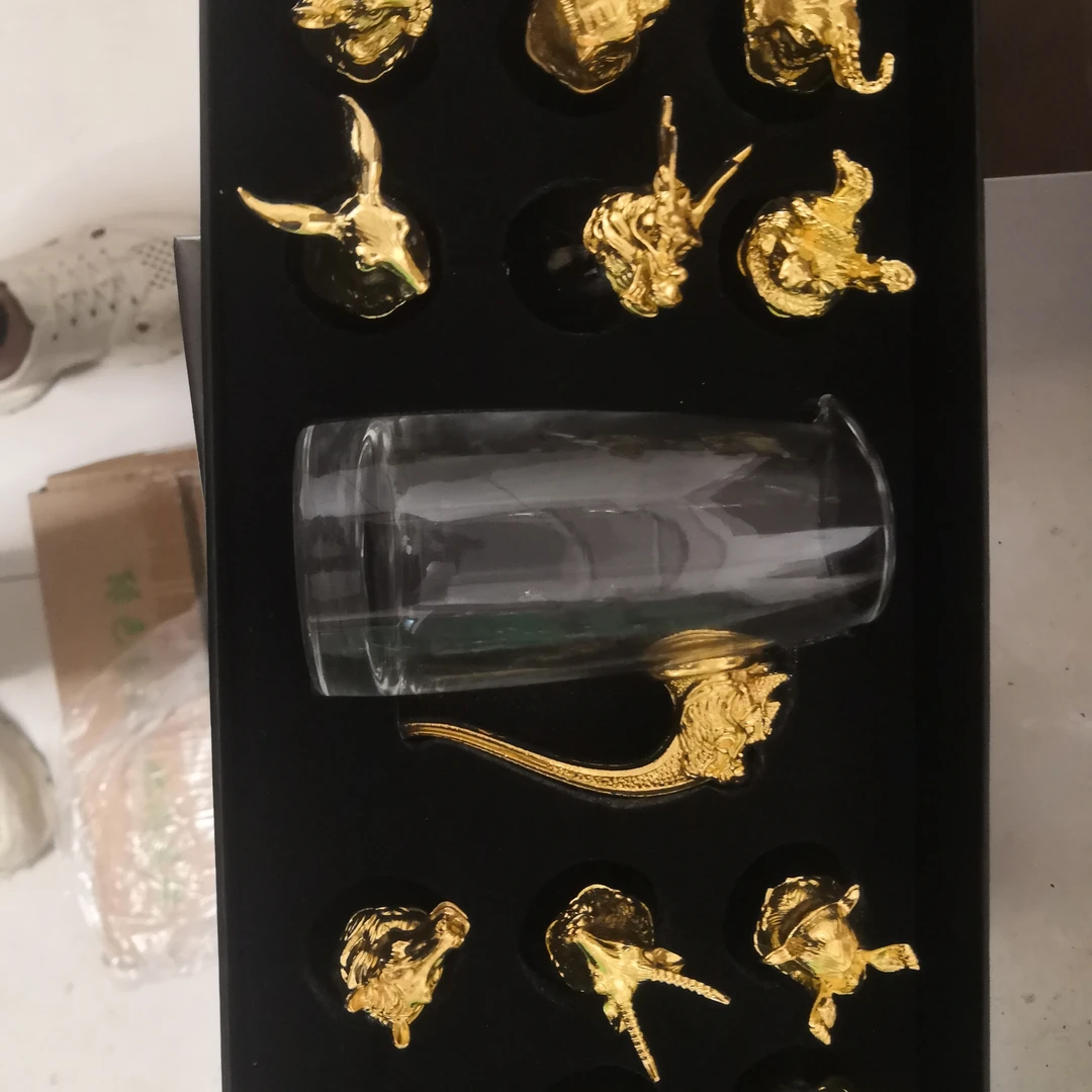 高端十二生肖酒具礼盒装精品白酒杯适合家用
