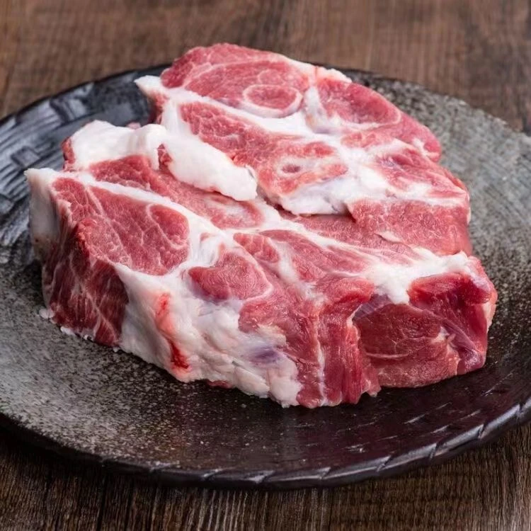 X农家散养黑毛土猪梅花肉（去肥膘）净重5斤顺丰发货