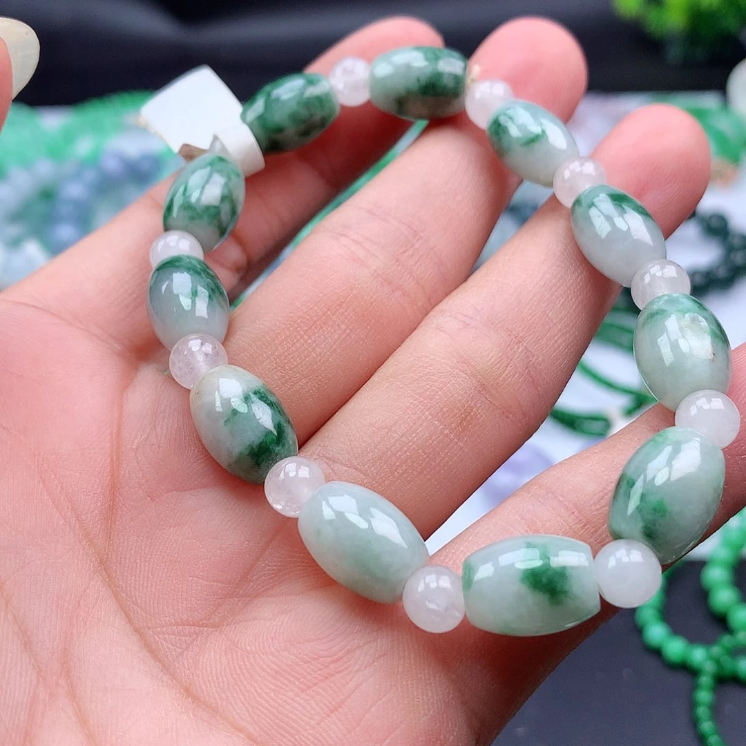 未镶嵌手链翡翠手串