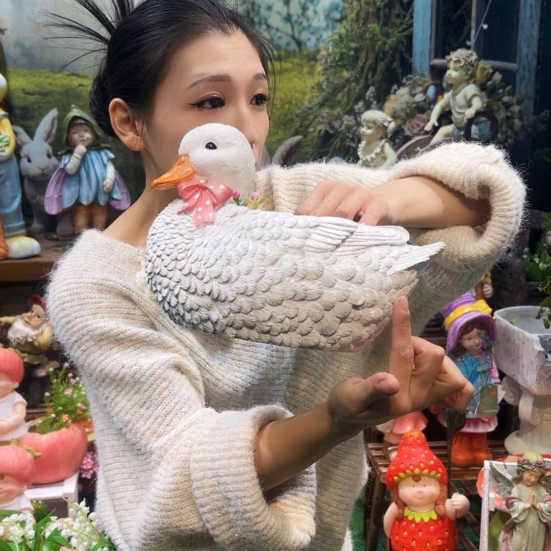 花园摆件红红火火